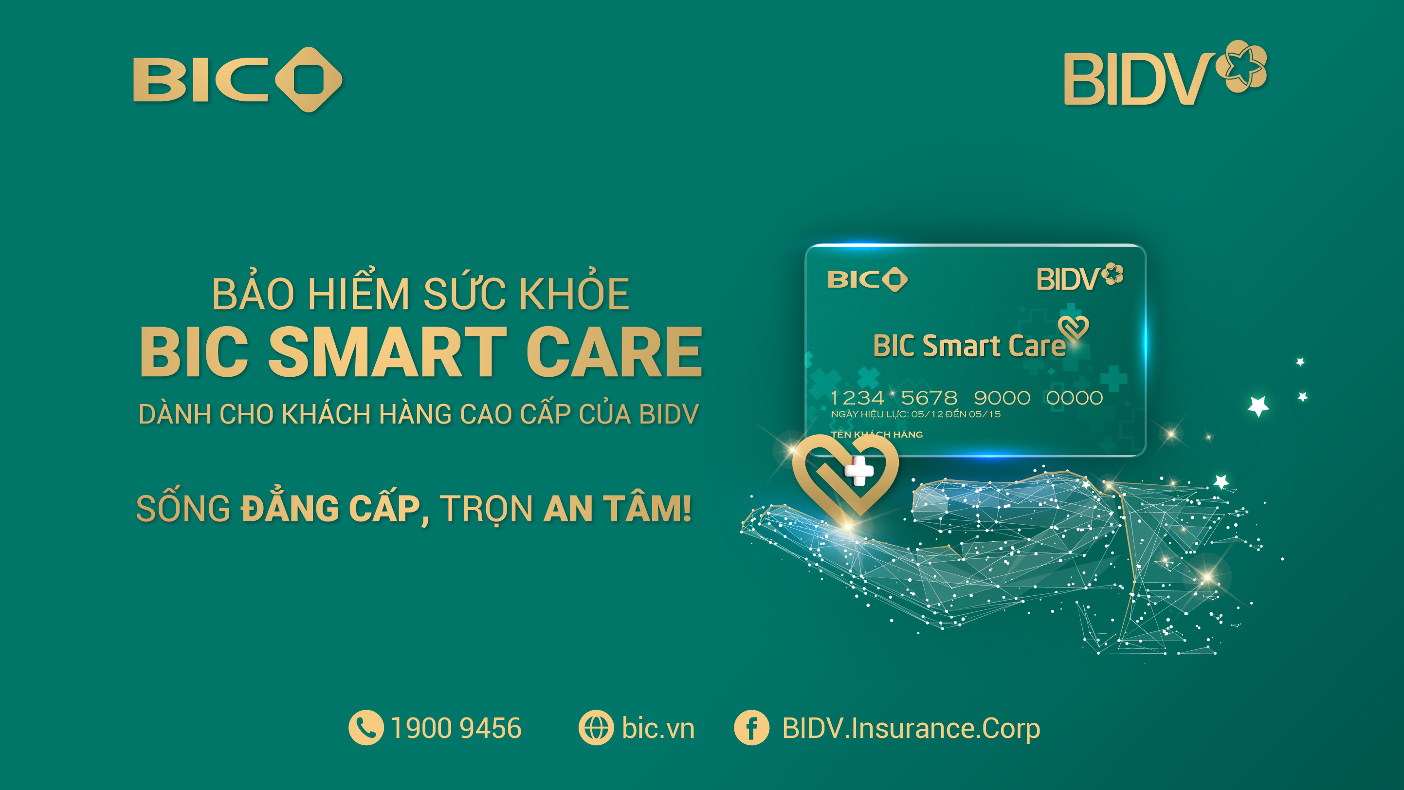 BIC ra mắt bảo hiểm sức khỏe BIC Smart Care dành cho khách hàng cao cấp của BIDV